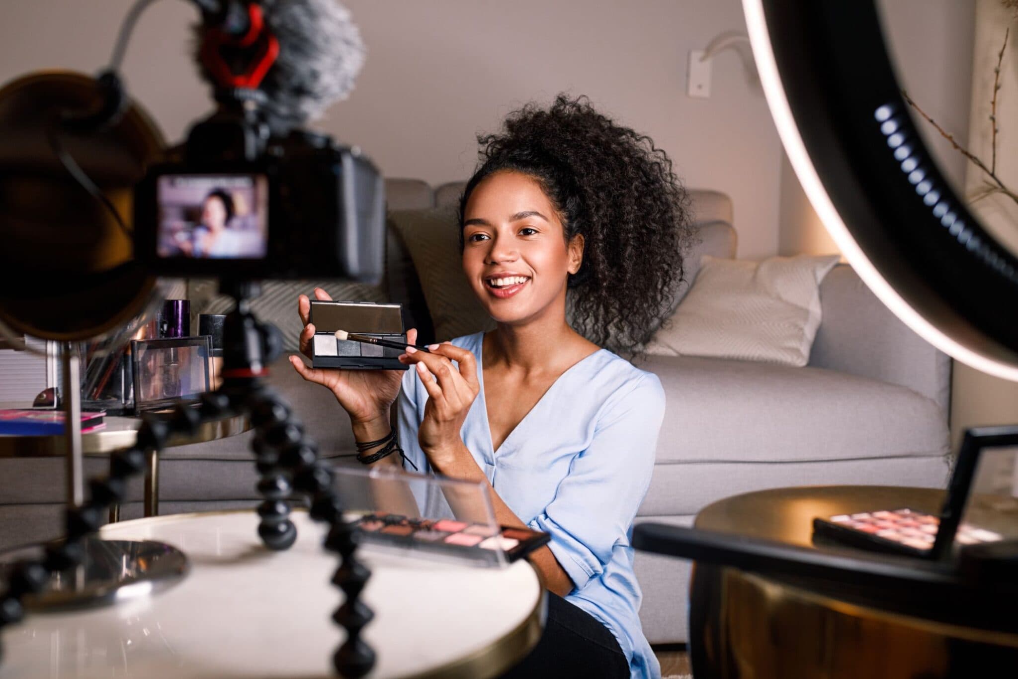Creator promoting a brand campaign